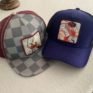 Hats Street Fighter and Sesame Street’s (2), Color Multi Color